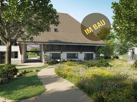 Rohbau weit fortgeschritten: Neubau "Lindensteg"