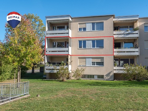 Gepflegte 3.5-Zimmer-Wohnung mit zwei Balkonen